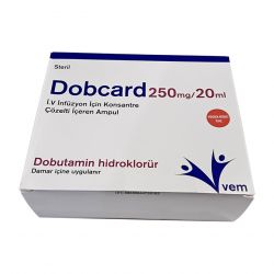 Добутамин Добкард Dobcard (dobutamine) р-р д/ин амп 250мг/20мл в Дербенте и области фото