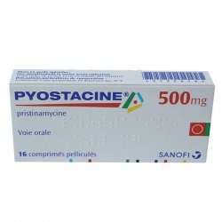 Пиостацин (Пристинамицин) таблетки 500мг №16 в Дербенте и области фото
