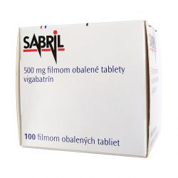 Сабрил (Вигабатрин) таблетки 500мг №100 (100 таблеток) в Дербенте и области фото