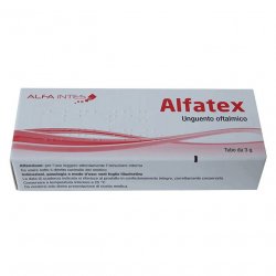 Альфатекс (Эубетал Антибиотико) глазная мазь 3г в Дербенте и области фото